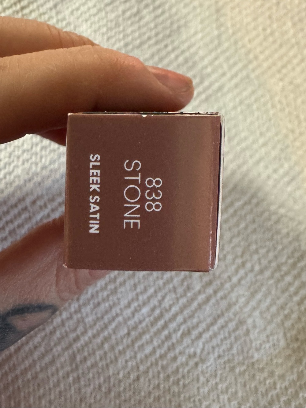 Lipstick 838 Stone - Neutral Brown Shade